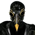 Gothic Cosplay Retro PU Leather Bird Mask - Image 4