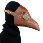 Light Brown Leather Plague Doctor Mask - Image 7