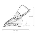 Steampunk Splice Long Beak Cosplay Mask - Image 10