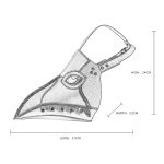 Steampunk Wide Beak Halloween Mask - Image 9