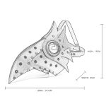 Steampunk Cutout Wing Beak Mask - Image 3