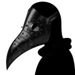 Steampunk Cutout Rivets Long Beak Mask - Image 8
