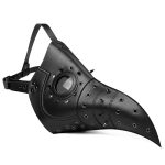 Steampunk Cutout Rivets Long Beak Mask - Image 10