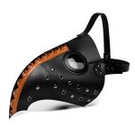 Steampunk Double Color Nailed Masquerade Mask - Image 9