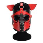 Double Color Dog Bondage Hood - Image 8