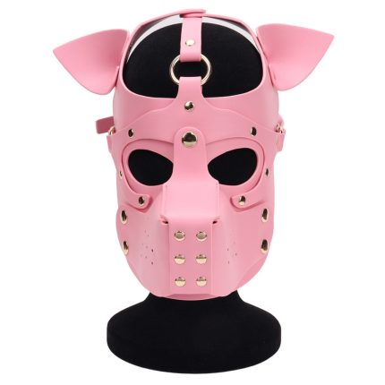 Double Color Dog Bondage Hood