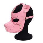 Double Color Dog Bondage Hood - Image 4