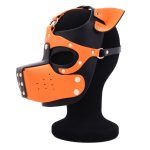 Double Color Dog Bondage Hood - Image 5