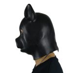 Latex Fetish Pig Hood Mask - Image 4