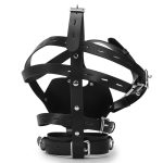 Ajustable Buckle Black Leather Harness - Image 5