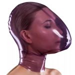 Latex Hood with Breath Control Hole