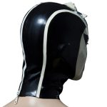 Latex Hood Cap with Lace