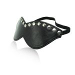Black Leather Blindfold Mask - Image 3