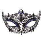 Diamante Metal Mask - Black - Image 8