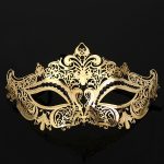 Diamante Metal Mask - Golden - Image 2
