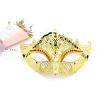 Diamante Metal Mask - Golden - Image 4