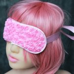 Silk Blindfold with Flower Detail - Bandage