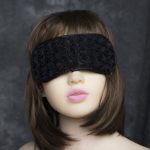 Blindfold with Flower Detail - Elastic Band - Image 10