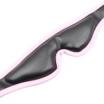 Leather Blindfold with Velcro Closure - Image 2