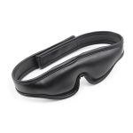 Leather Blindfold with Velcro Closure - Image 3