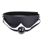 Blindfold With Ball Gag  - Velcro Strap - Image 6