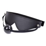 Blindfold With Ball Gag  - Velcro Strap - Image 4