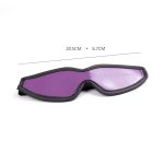 Black Wrapping Purple PU Blindfold - Image 3