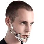 Gothic Mecha Ornament Face Earrings - Image 7