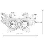 Steampunk Wing Halloween Mask - Image 8
