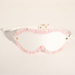 White & Pink Fairy Leather Blindfold - Image 2