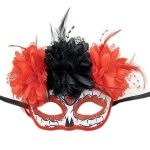 Day Of The Dead Sugar Skull Face Mask - Image 2