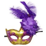 Feather Masquerade Mask - Image 3