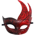 Flame Big Horned Mask - Double Color - Image 9