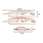 White & Pink Fairy Leather Cuffs - Image 4