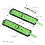 Fuzzy Leather Handcuffs - Image 3