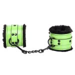 Fuzzy Leather Handcuffs - Image 4