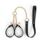 Real Leather Handcuffs With Leash