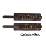 Vintage Genuine Leather Cuffs - Image 8