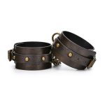 Vintage Genuine Leather Cuffs - Image 3