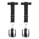 Over The Door Bondage Cuffs - Silver - Image 6