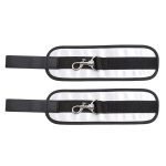 Over The Door Bondage Cuffs - Silver - Image 4