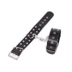 Two Row Nail Buckle Hand Cuffs - Image 2