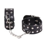 Two Row Nail Buckle Hand Cuffs - Image 5
