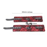 Pin Buckle Embossed Cuffs - Image 4
