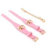 Barbie Pink Leather HandCuffs - Image 7