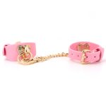 Barbie Pink Leather HandCuffs - Image 2