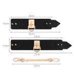 Rhombic Golden Chain Cuffs - Image 5