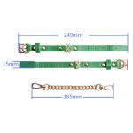 Green Leather Wrap Bracelet - Image 4