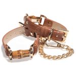 Bamboo Leather Wrist Cuffs - Image 5