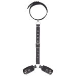 3-in-1 SM Bondage Set with Collar and Handcuffs - Image 2